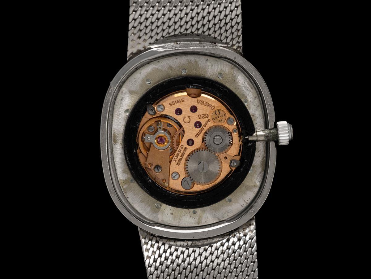 1978 Omega De Ville Vintage Reloj de Vestir Ellipse con Brazalete - Acero inoxidable en venta 3