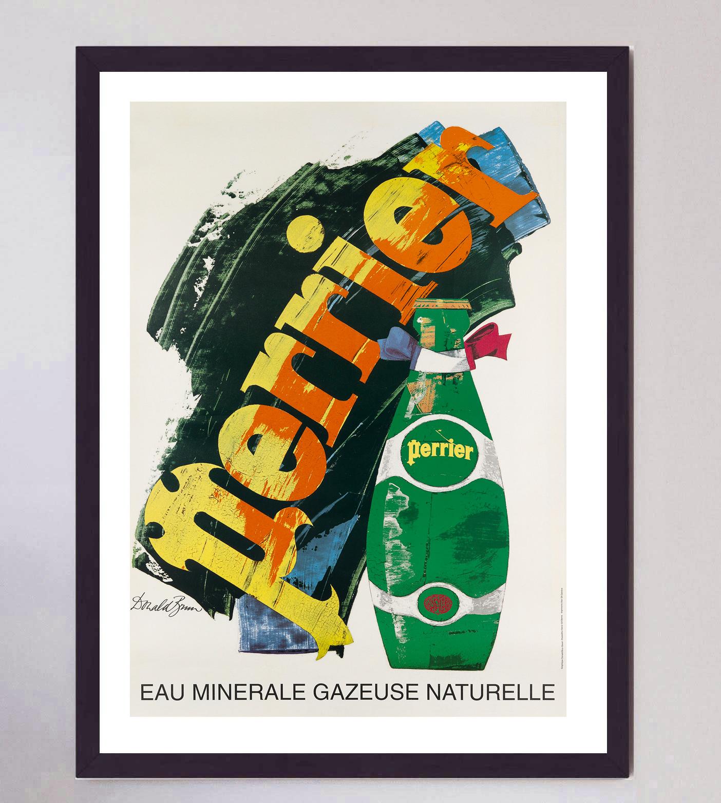 Français Affiche vintage d'origine de Perrier, 1978 en vente