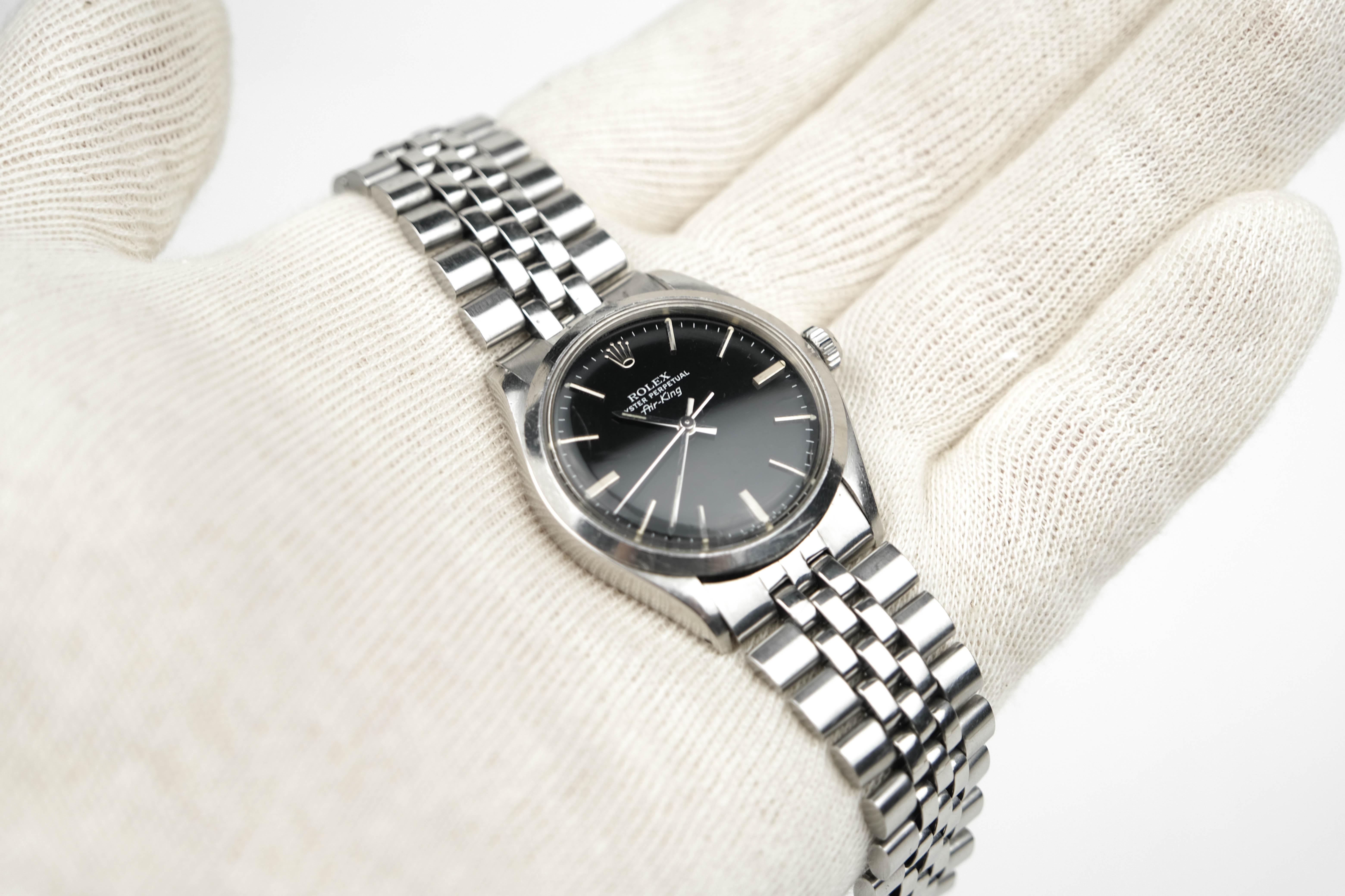 1978 Rolex Air King Edelstahl-Automatik im Zustand „Gut“ im Angebot in Bradford, Ontario