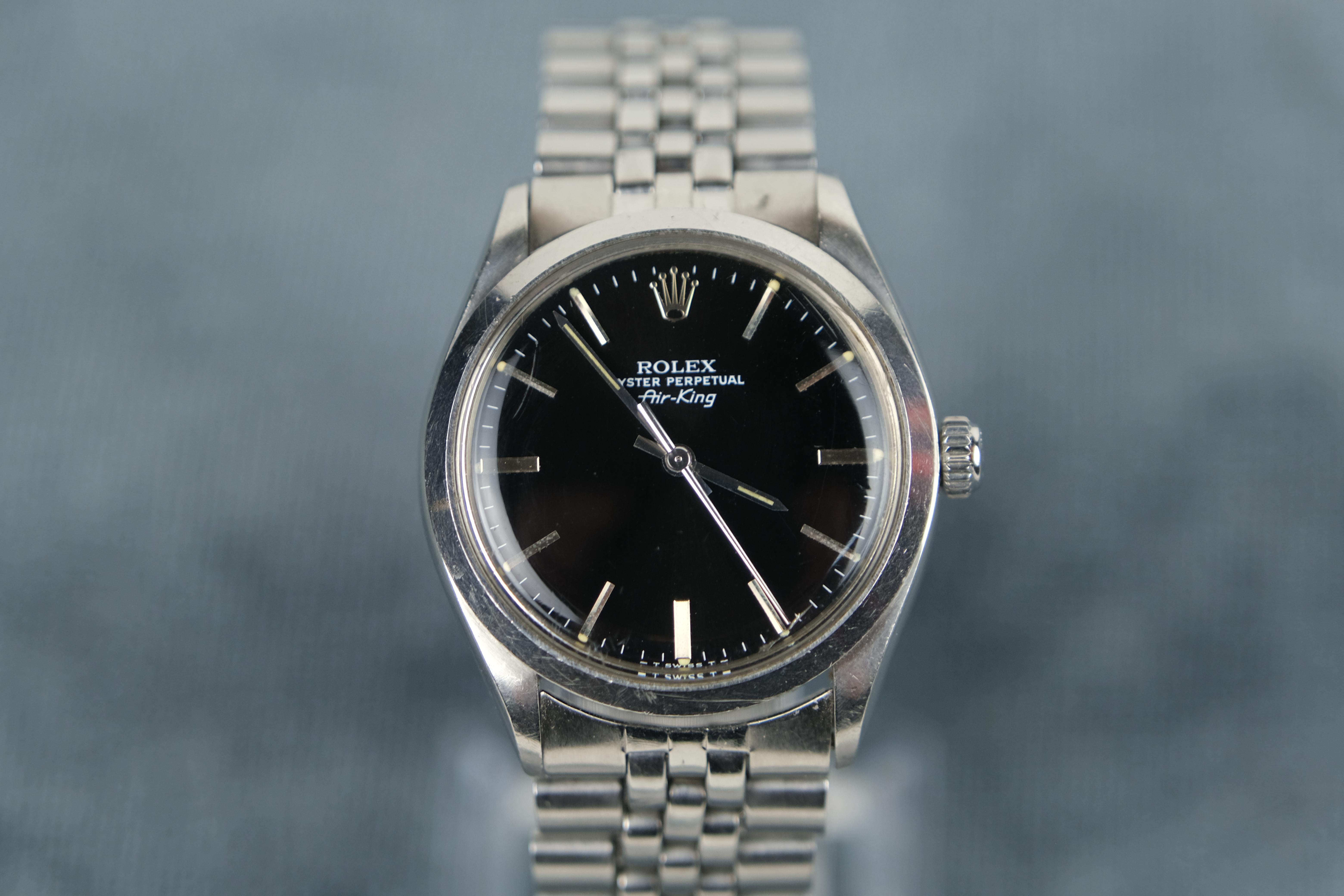 Vintage 1978 Rolex Air King Stainless Automatic

There is no doubting Rolex's position in the world of watchmaking or in modern culture for that matter.

If Rolex watches were cars, they would be Porsches. Porsches are perhaps not as flashy as