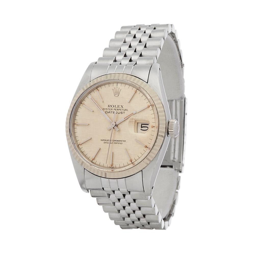 1978 Rolex Datejust Steel and White Gold 16014 Wristwatch 2
