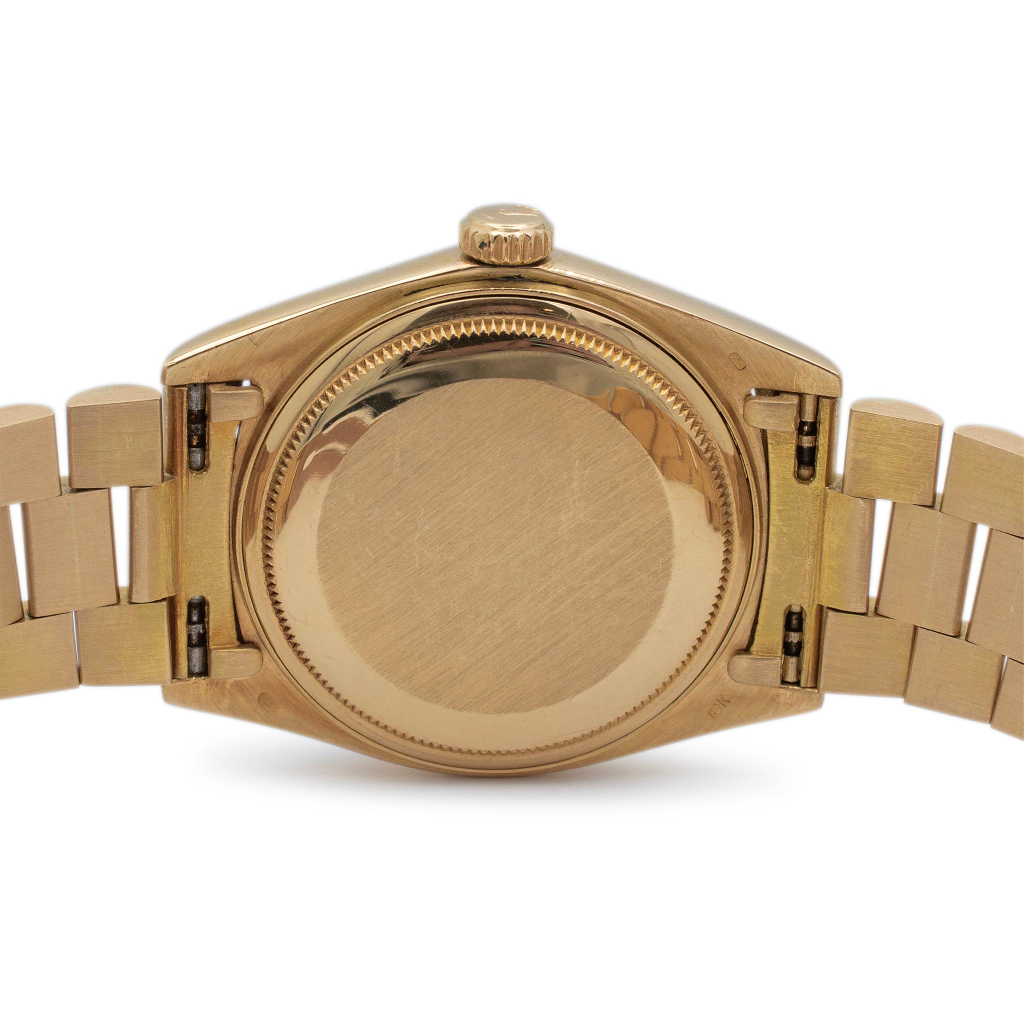 1978 Rolex Day Date 36mm 18038 President Champagne Dial 18k Yellow Gold Watch 2