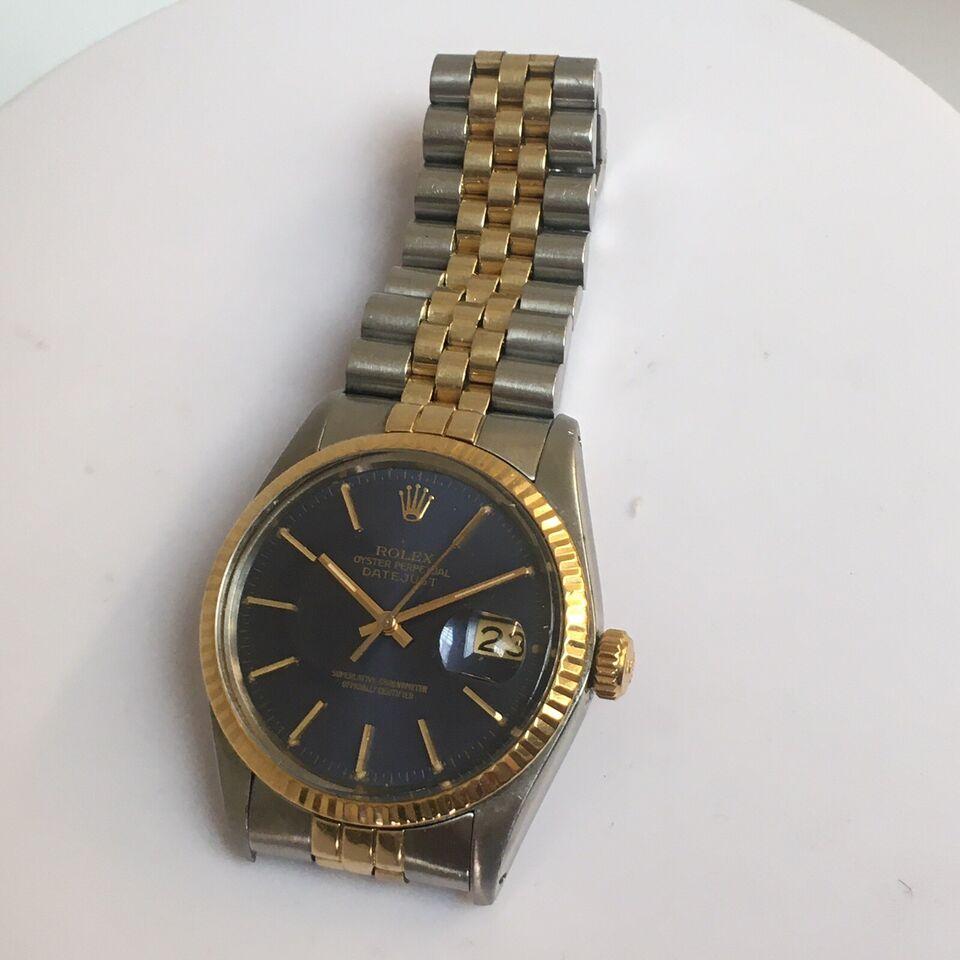 1978 ROLEX MEN'S DATEJUST 16013 Two Tone Quick Set Wristwatch Box All Factory For Sale 5
