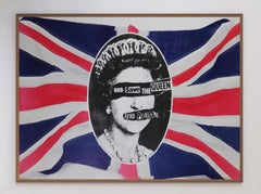 1978 Sex Pistols - God Save the Queen Poster originale d'epoca