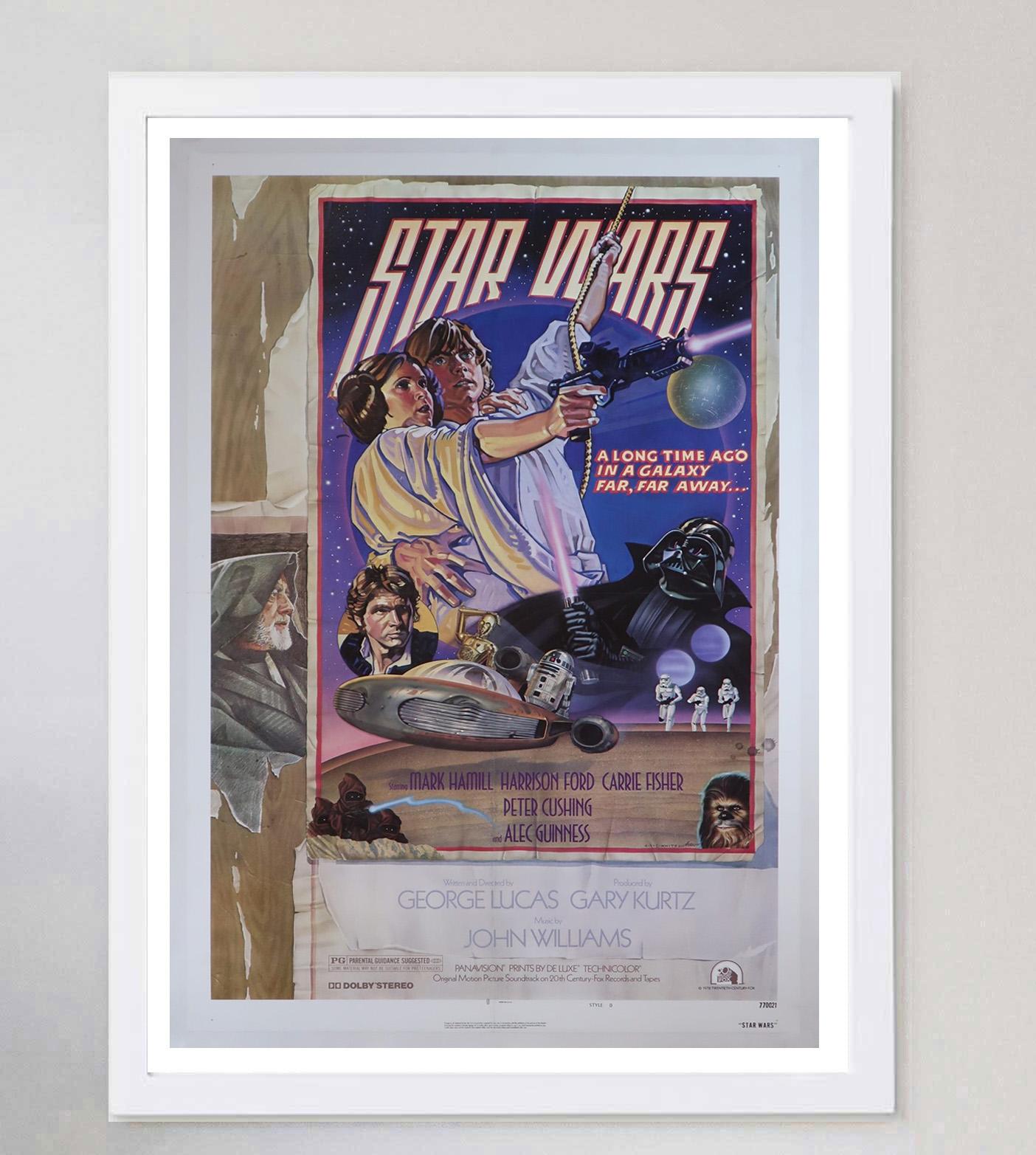 Americano Poster originale d'epoca di Star Wars del 1978 in vendita