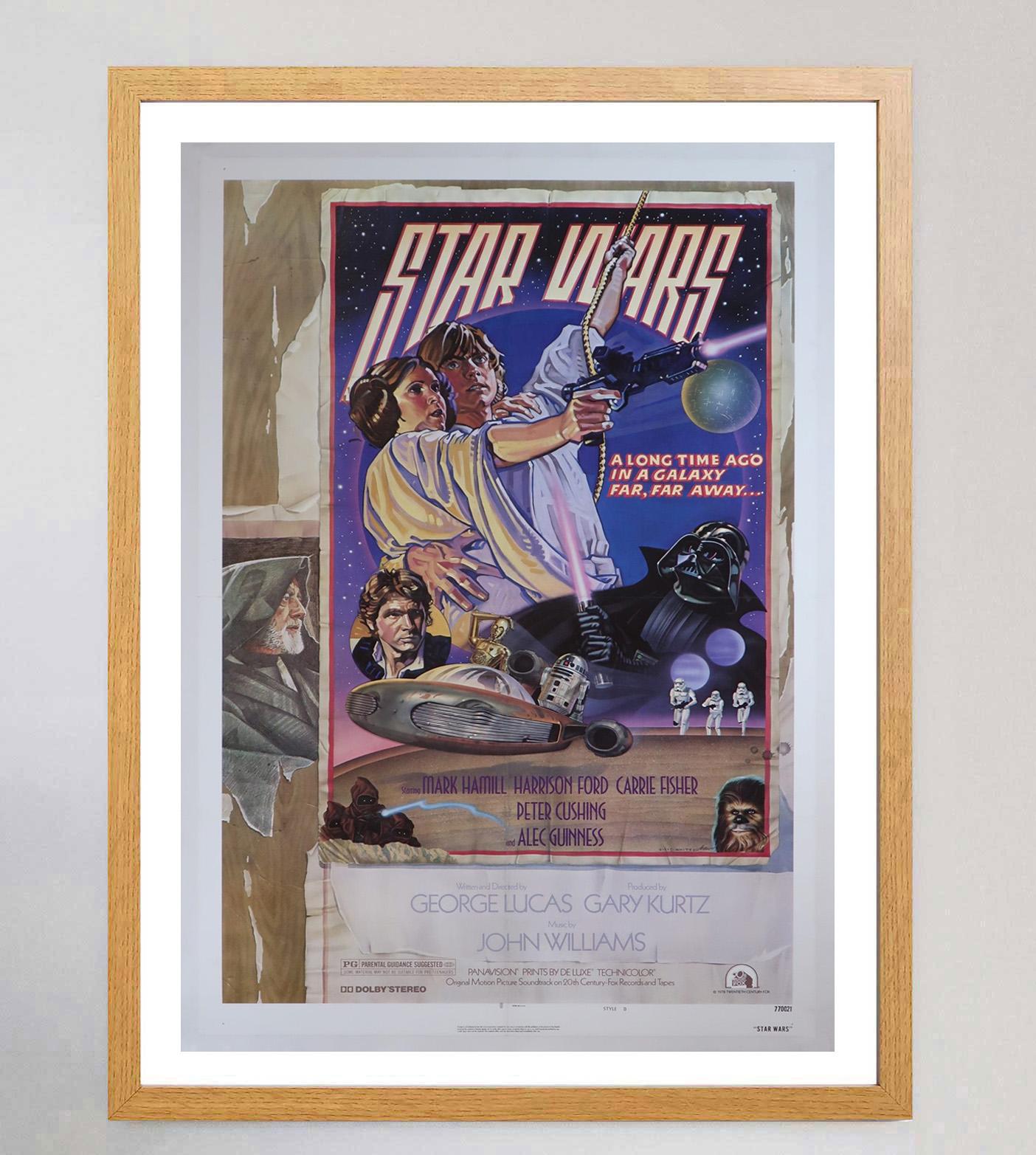 Poster originale d'epoca di Star Wars del 1978 In condizioni buone in vendita a Winchester, GB