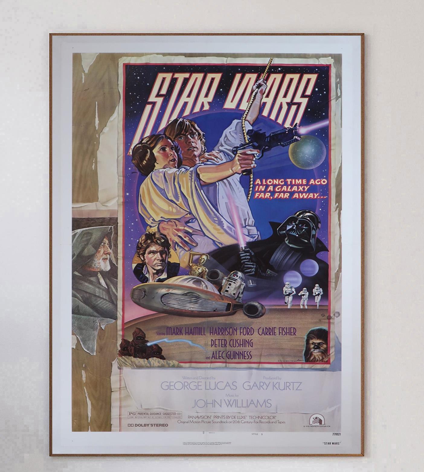 Fine XX secolo Poster originale d'epoca di Star Wars del 1978 in vendita