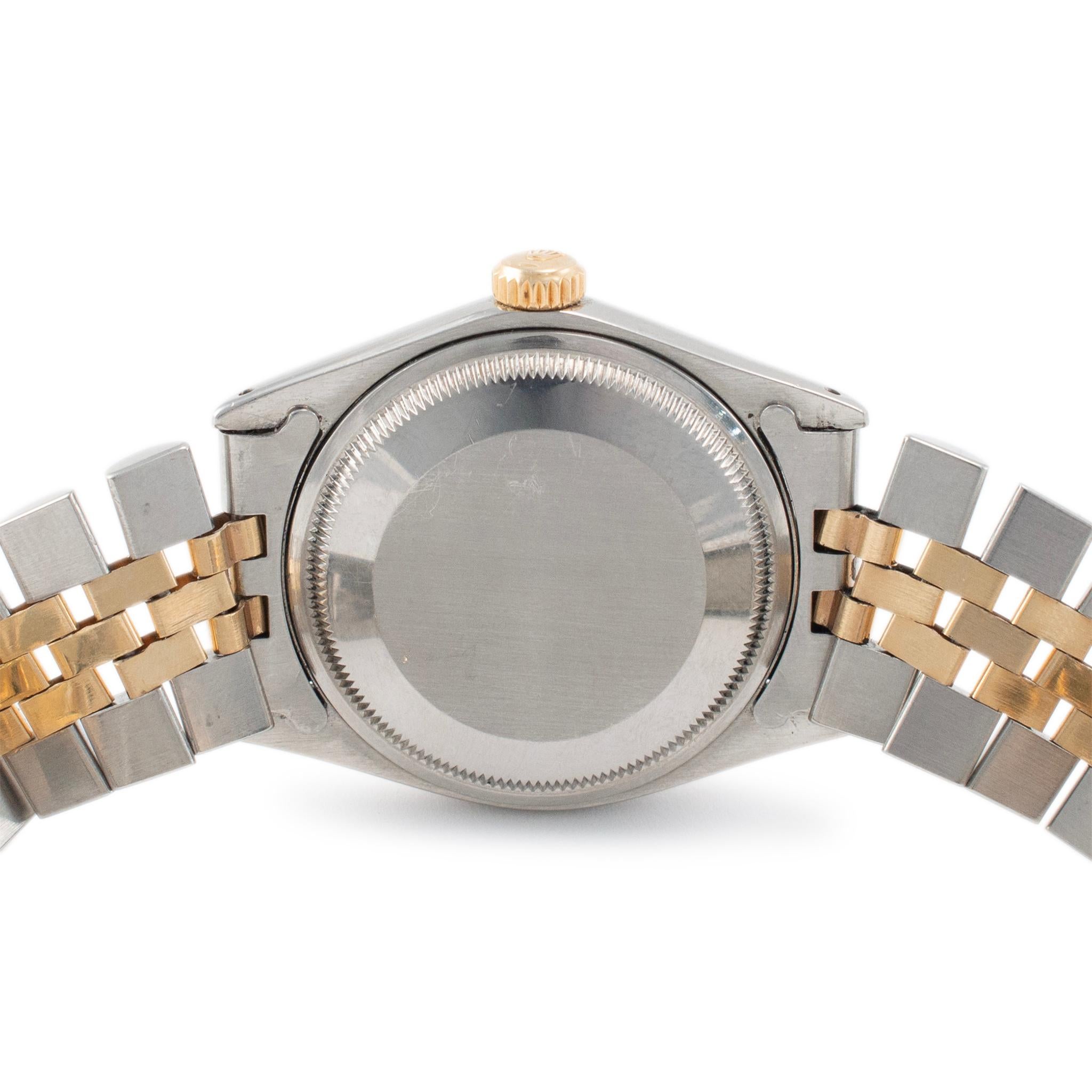1978 Vintage Rolex Oyster Perpetual Date 34MM 1505 Jubiläum Gold- und Stahluhr 1