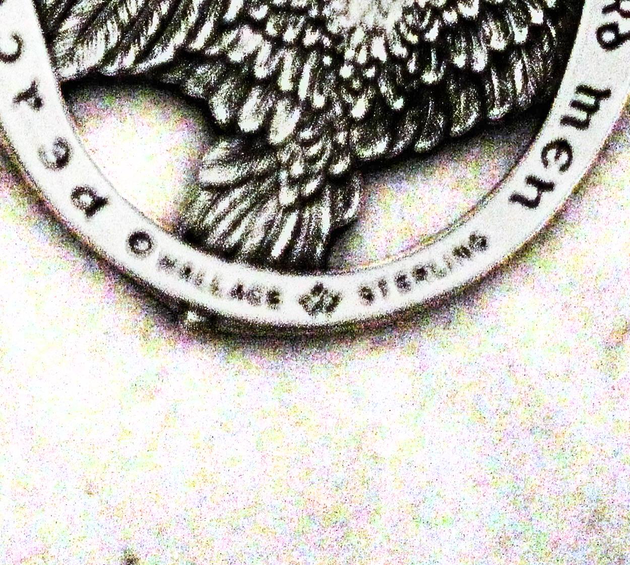 1978 Wallace Silversmiths Sterling Weihnachtsmedaillon (Ende des 20. Jahrhunderts) im Angebot