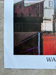 Affiche d'exposition "Downgrade" de Boehm Gallery, Palomar College, 1978 Wayne Thiebaud