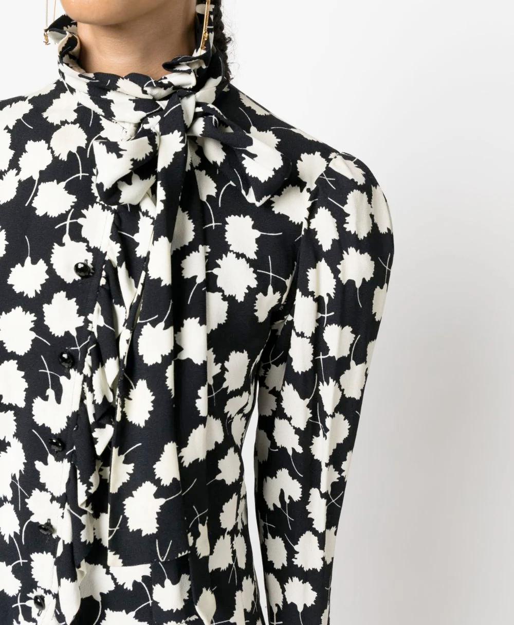 1978 Yves Saint Laurent YSL Iconic Flower Printed Jacket For Sale 1