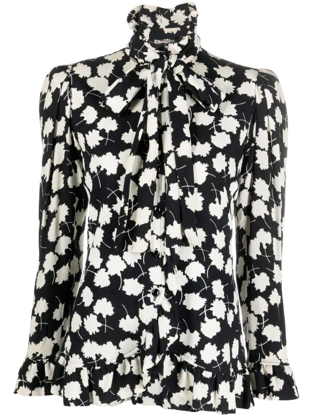 1978 Yves Saint Laurent YSL Iconic Flower Printed Jacket For Sale 3