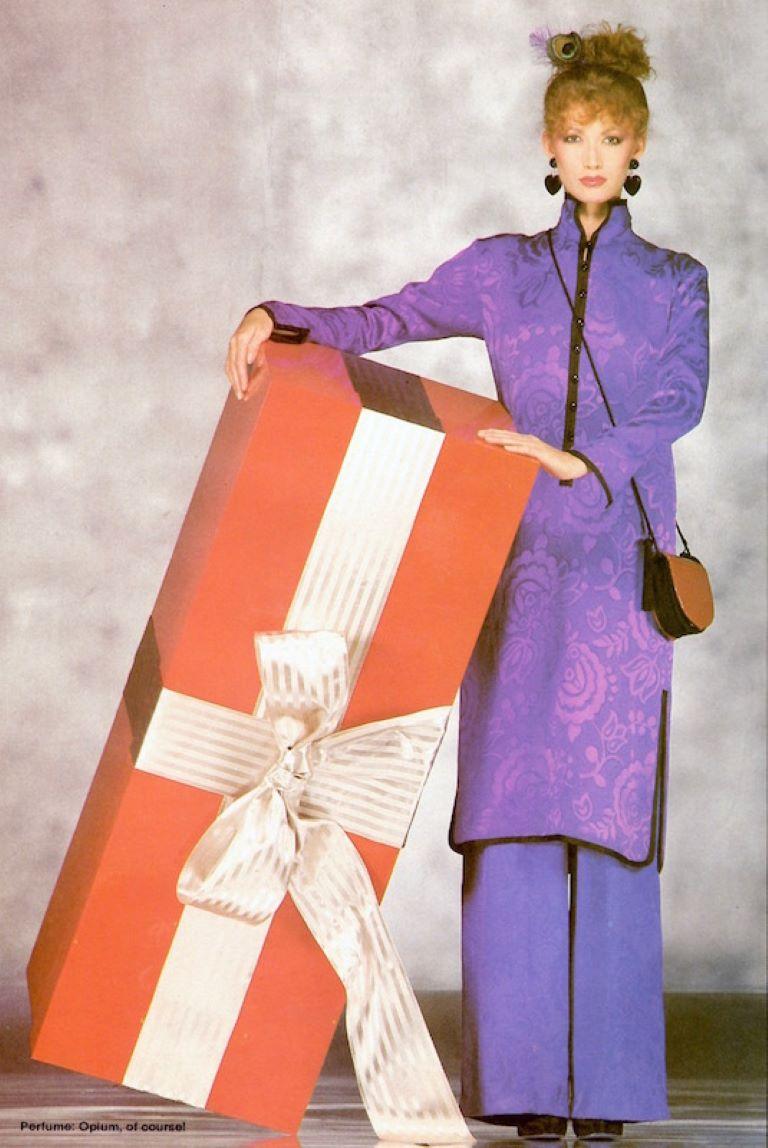 1979-1980 Yves Saint Laurent (YSL) Rive Gauche Couture Drama For Sale 4