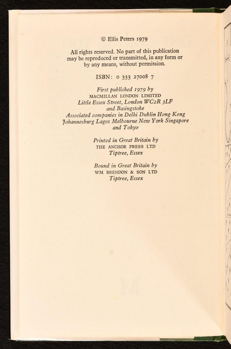 1979-1990 A Collection of Novels from The Cadfael Chronicles For Sale 4