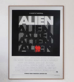 1979 Alien Poster originale d'epoca