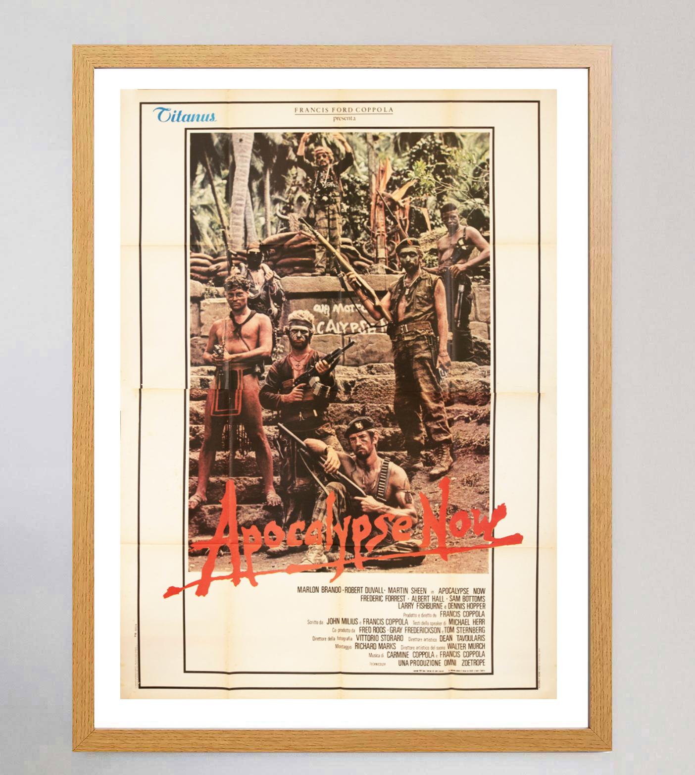 Affiche vintage d'origine Apocalypse Now (italienne) de 1979 Bon état - En vente à Winchester, GB