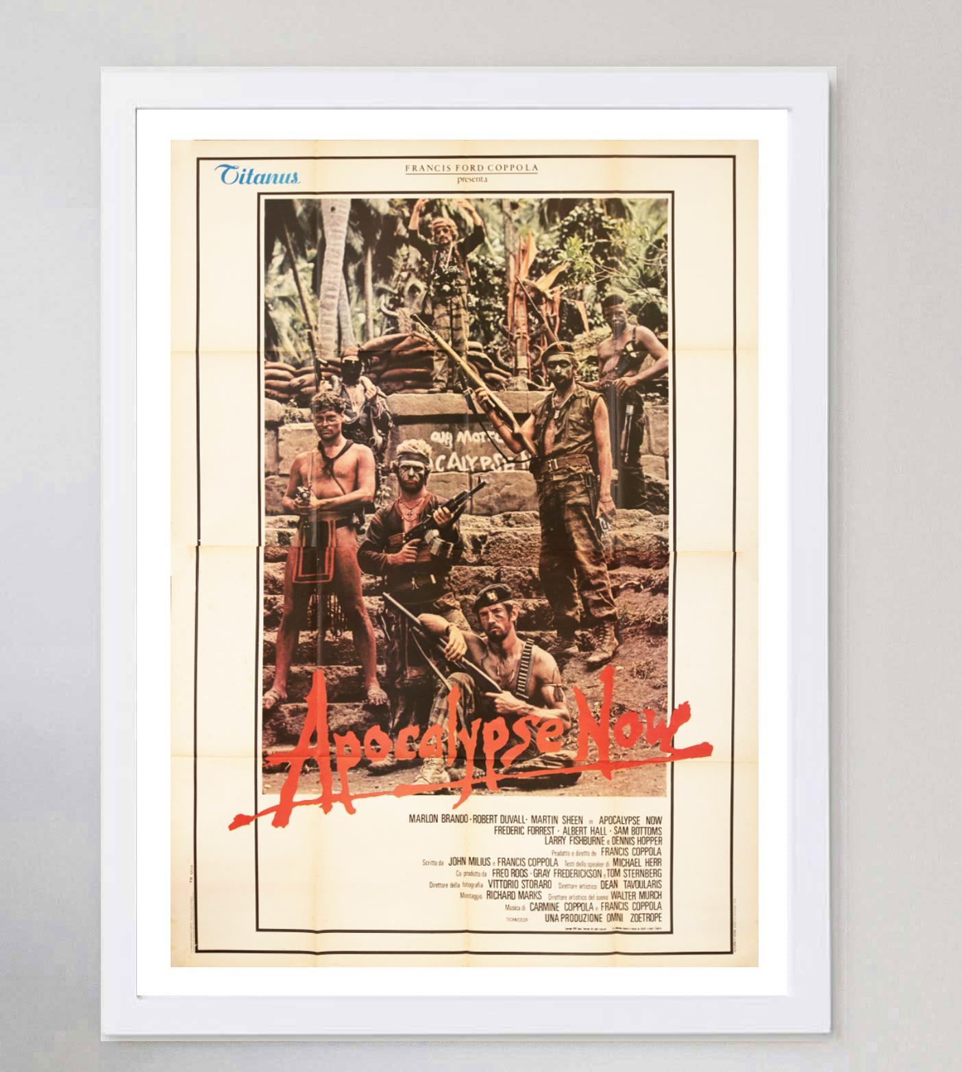 Fin du 20e siècle Affiche vintage d'origine Apocalypse Now (italienne) de 1979 en vente