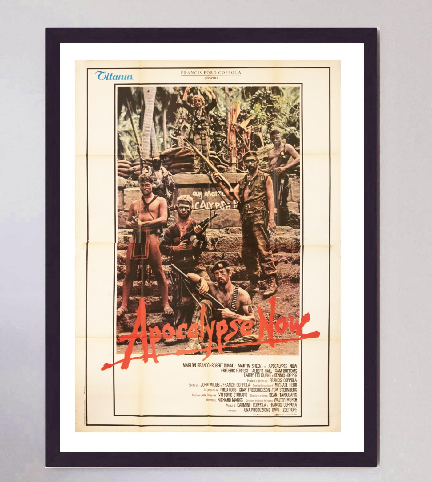 Papier Affiche vintage d'origine Apocalypse Now (italienne) de 1979 en vente
