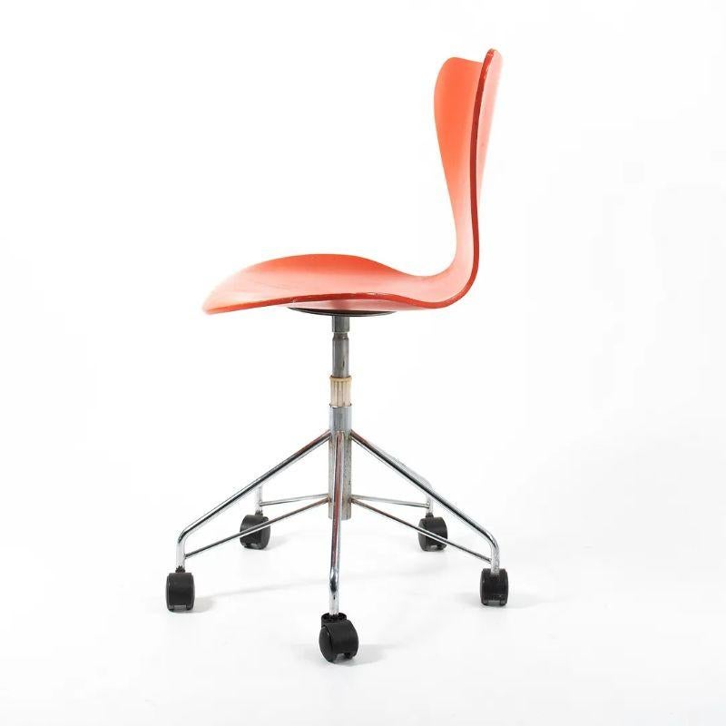 Fin du 20e siècle Chaise de bureau réglable Arne Jacobsen pour Fritz Hansen modèle 3117, 1979 en vente