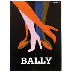1979 Bally Shoes Póster Vintage Original