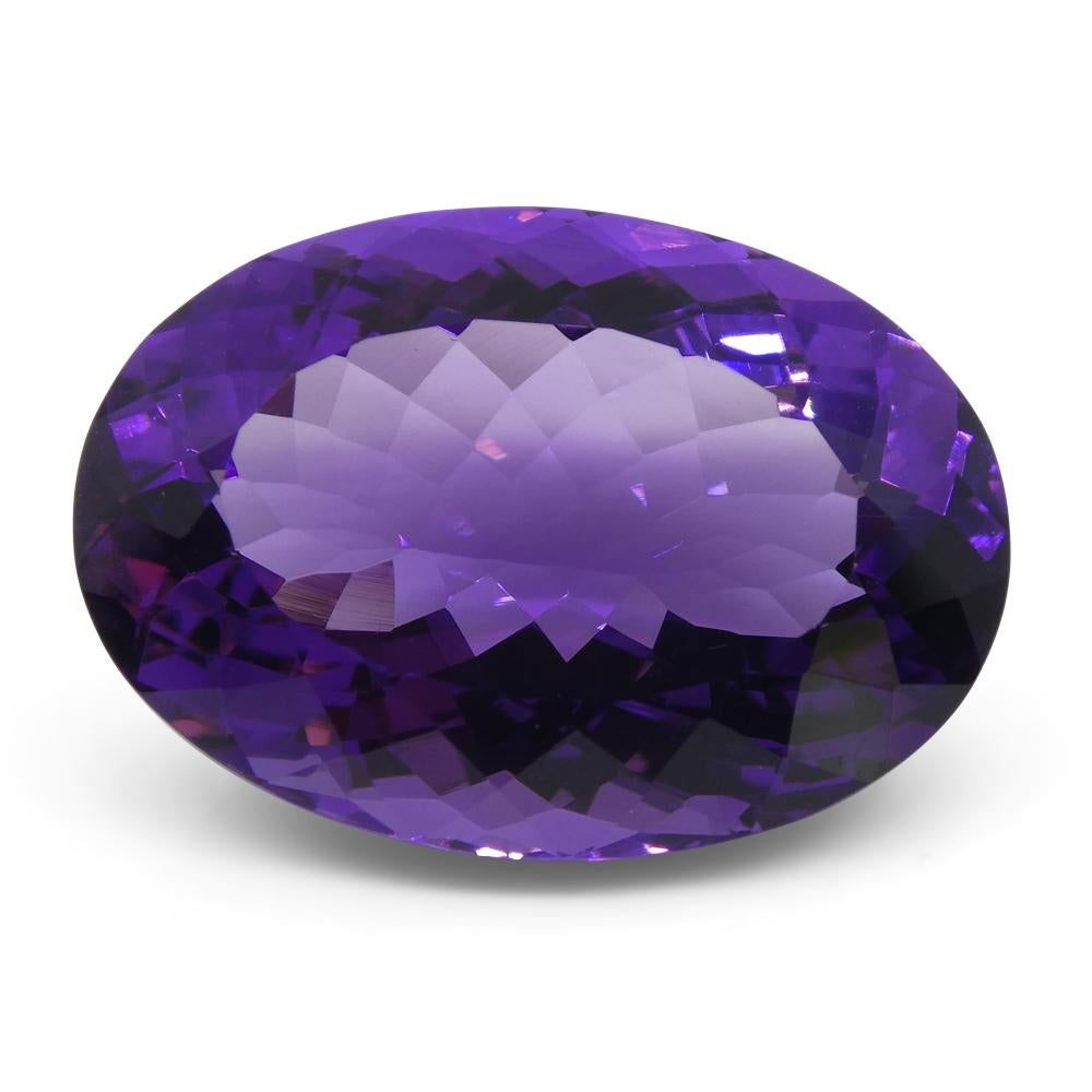 19.79 ct Oval Amethyst In New Condition For Sale In Toronto, Ontario