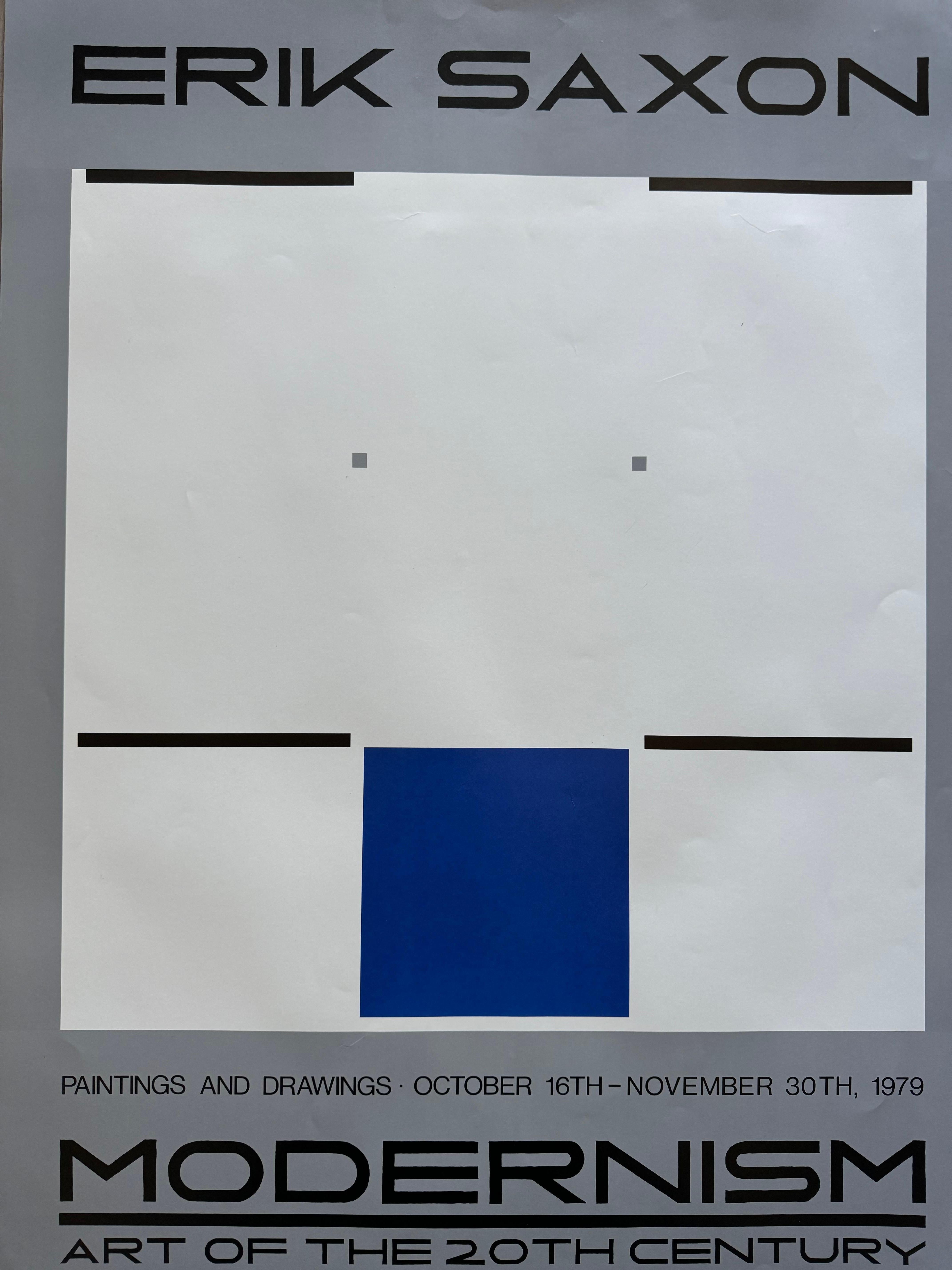 Possédez un morceau de l'histoire de l'art de San Francisco : Affiche d'exposition vintage d'Erik Saxon (1979)

Callez tous les amateurs d'art et les fans d'Erik Saxon !

Nous avons l'opportunité rare de posséder une grande affiche d'exposition
