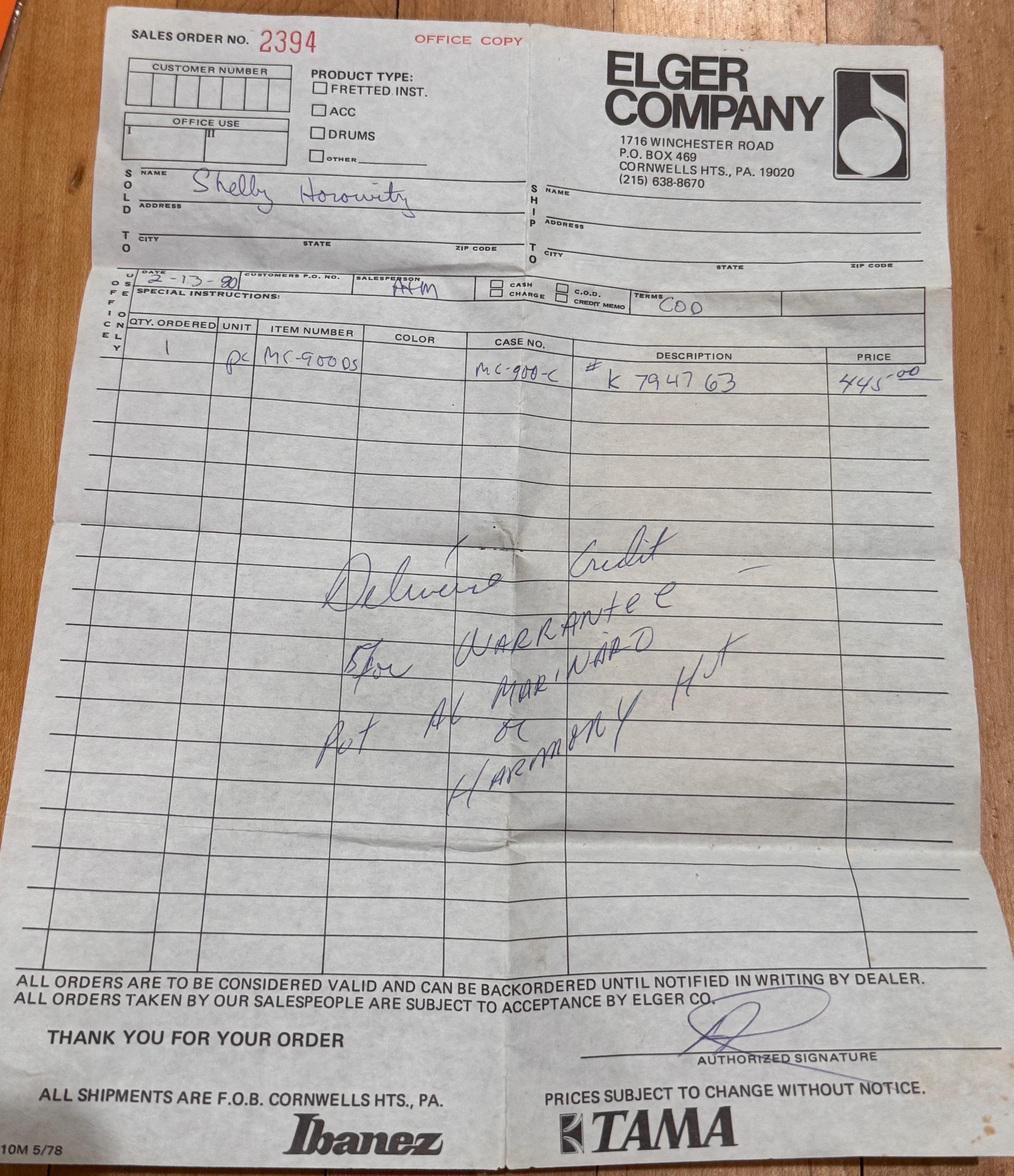 1979 Chitarra elettrica Ibanez Base MC-900DS in vendita 9