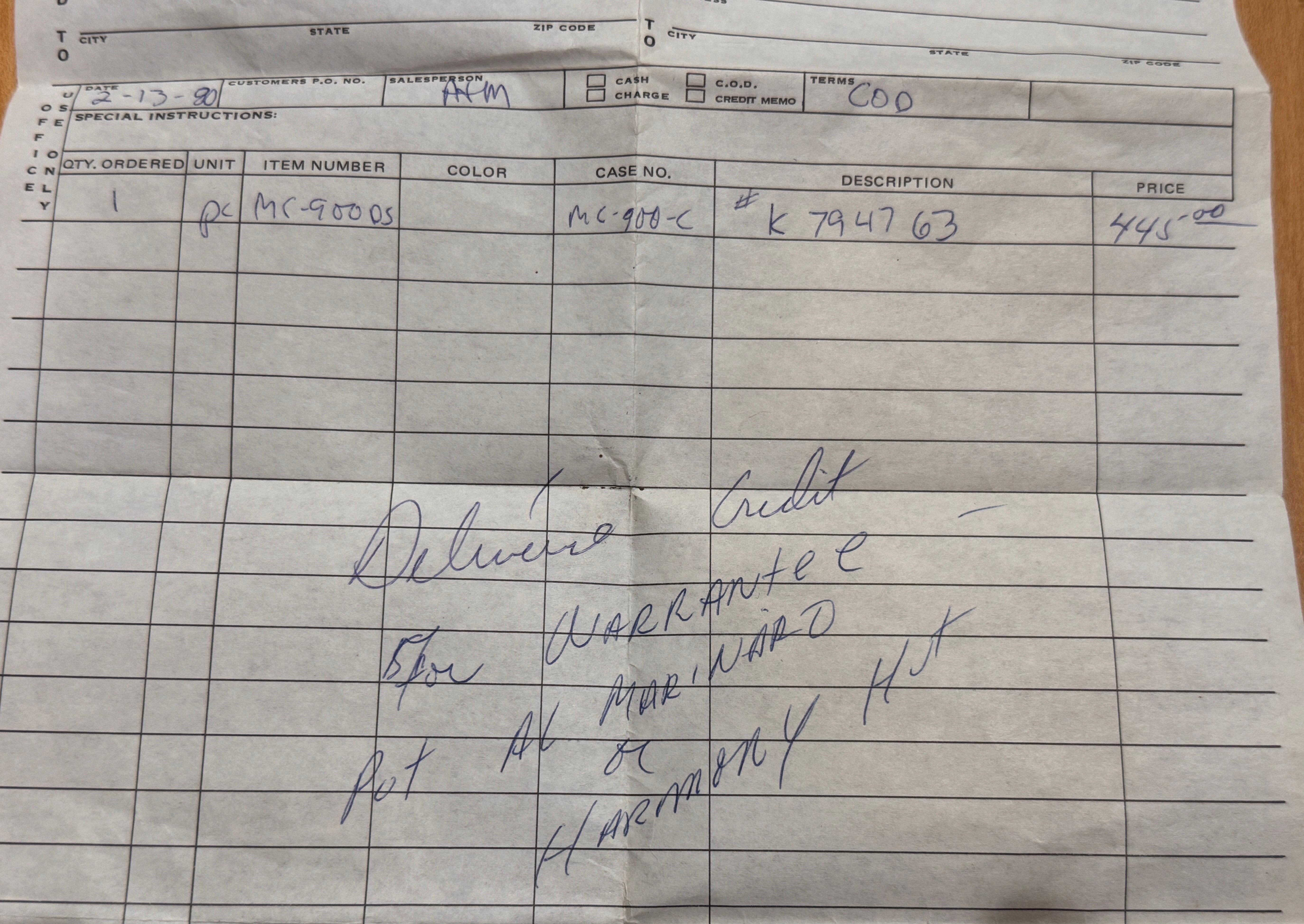 1979 Chitarra elettrica Ibanez Base MC-900DS in vendita 10