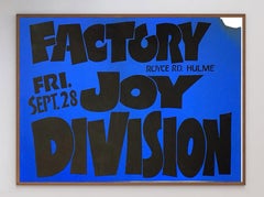 1979 Joy Division - Factory Original Vintage Poster