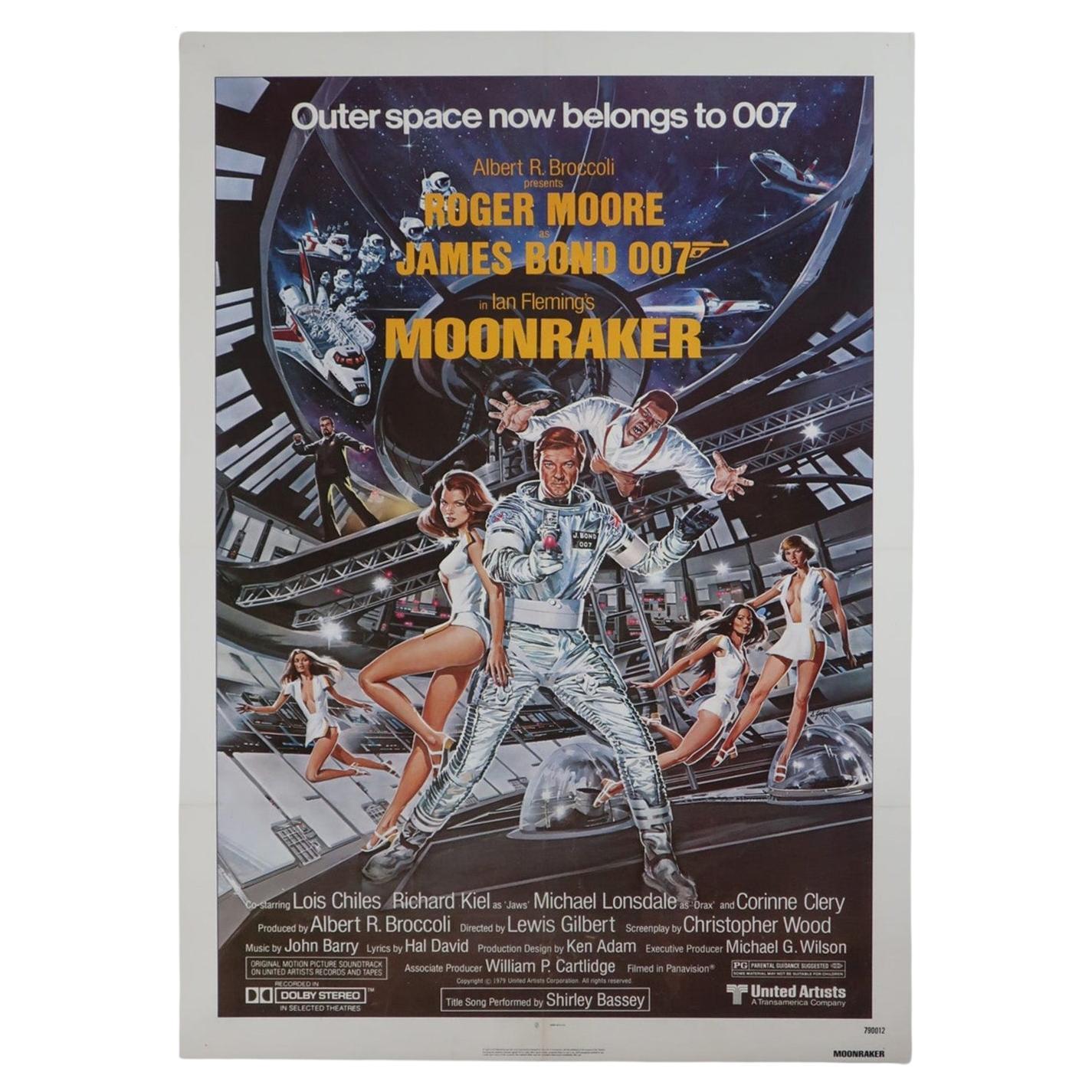 1979 Moonraker Original Vintage Poster im Angebot