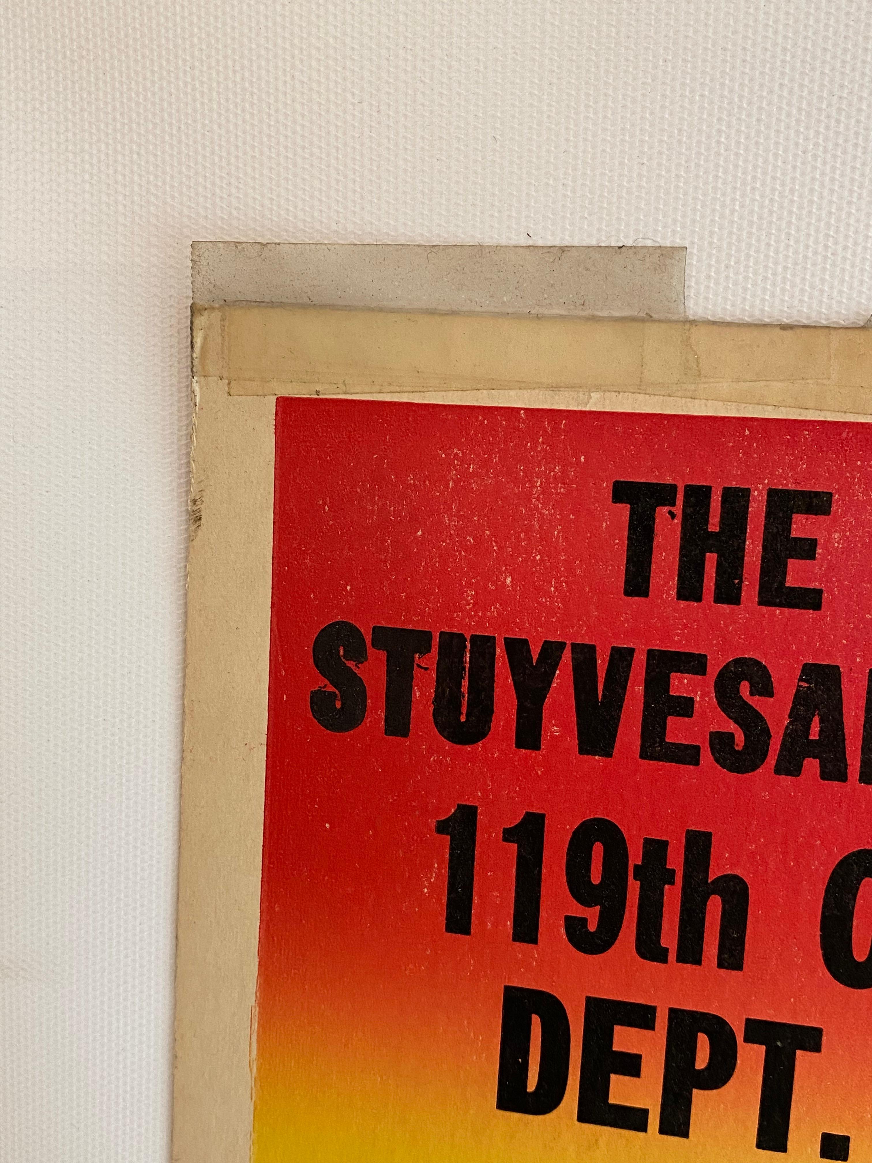 1979 New York City Stuyvesant High School Frühlings-Konzertplakat im Zustand „Relativ gut“ im Angebot in Garnerville, NY