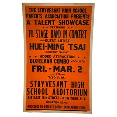 1979 New York City Stuyvesant High School Talent Show Poster