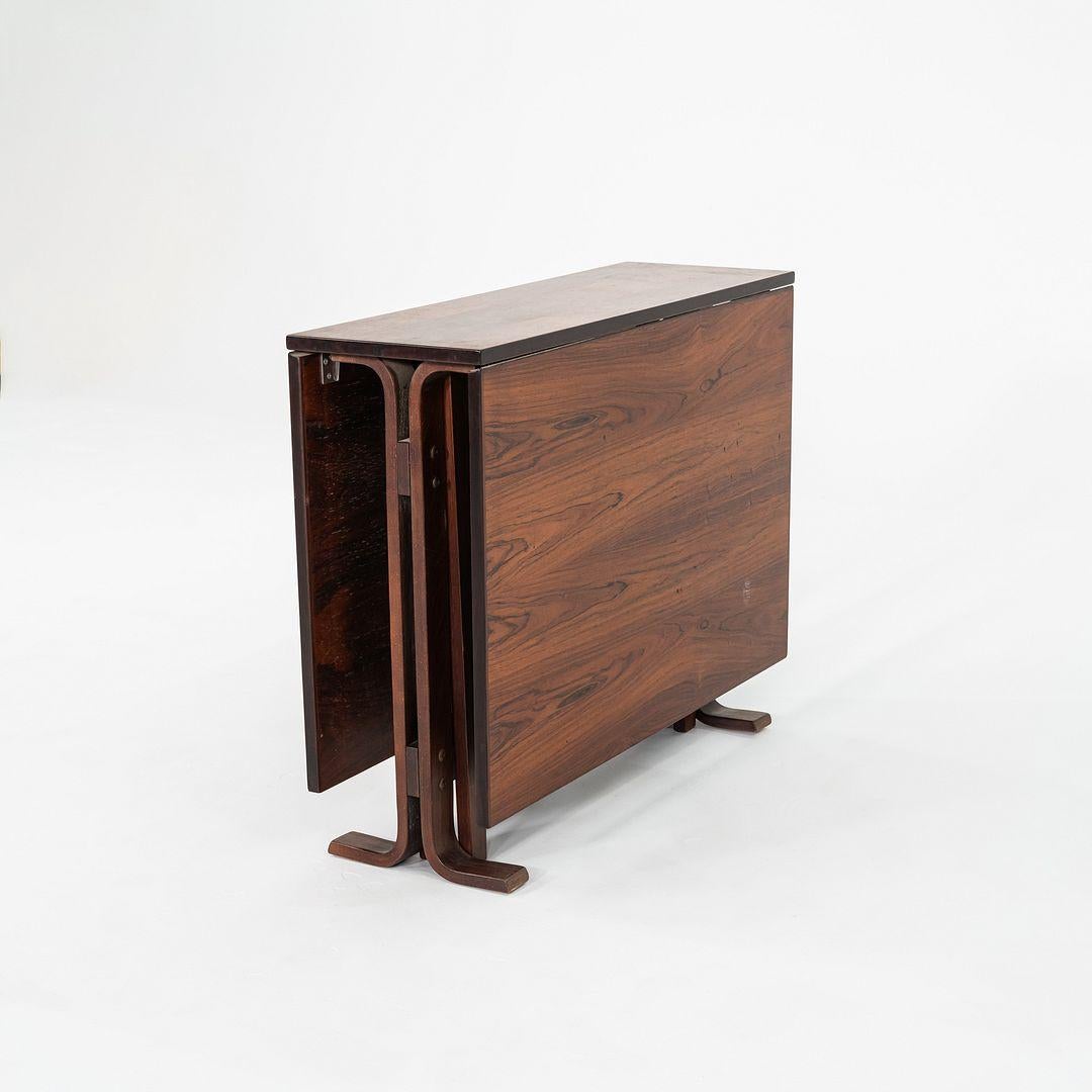 1979 Norwegian Bendt Winge for Kleppe Mobelfabrik Drop Leaf Dining Table For Sale 1