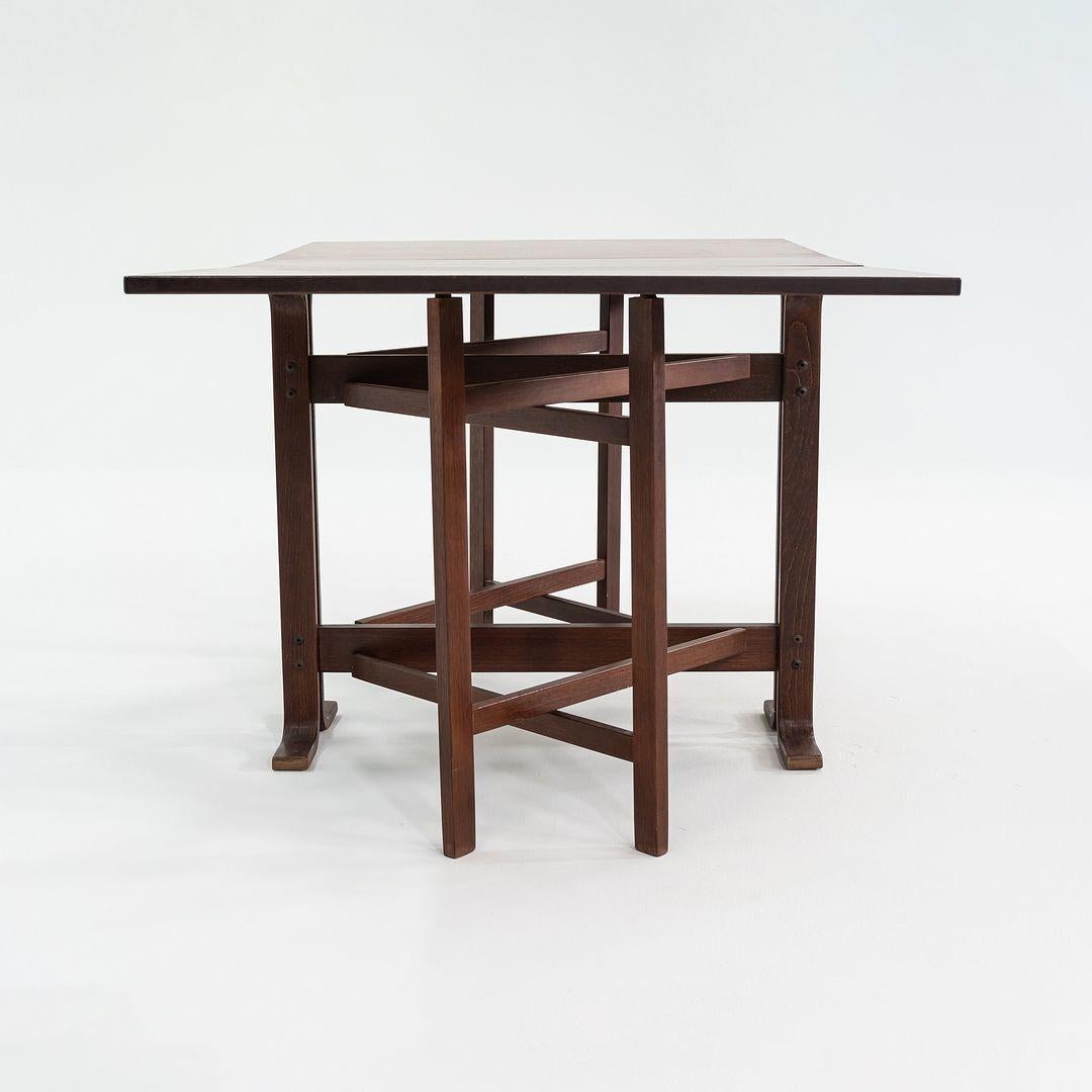 1979 Norwegian Bendt Winge for Kleppe Mobelfabrik Drop Leaf Dining Table For Sale 2