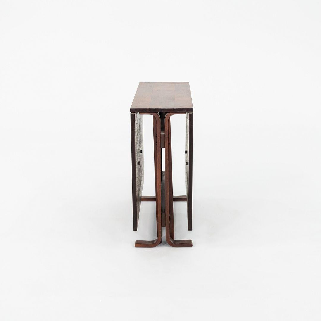1979 Norwegian Bendt Winge for Kleppe Mobelfabrik Drop Leaf Dining Table For Sale 3