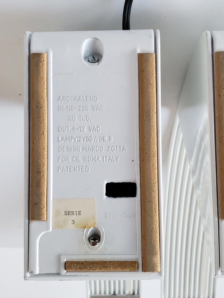 Pair Of Arcobaleno Halogen Table Lamp Italy 1979 For Sale At 1stdibs