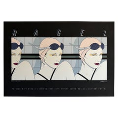 1979 Patrick Nagel "Nuotatori" Pubblicato da Mirage Editions