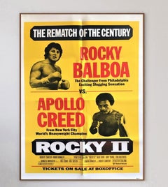 1979 Rocky II Original Vintage Poster