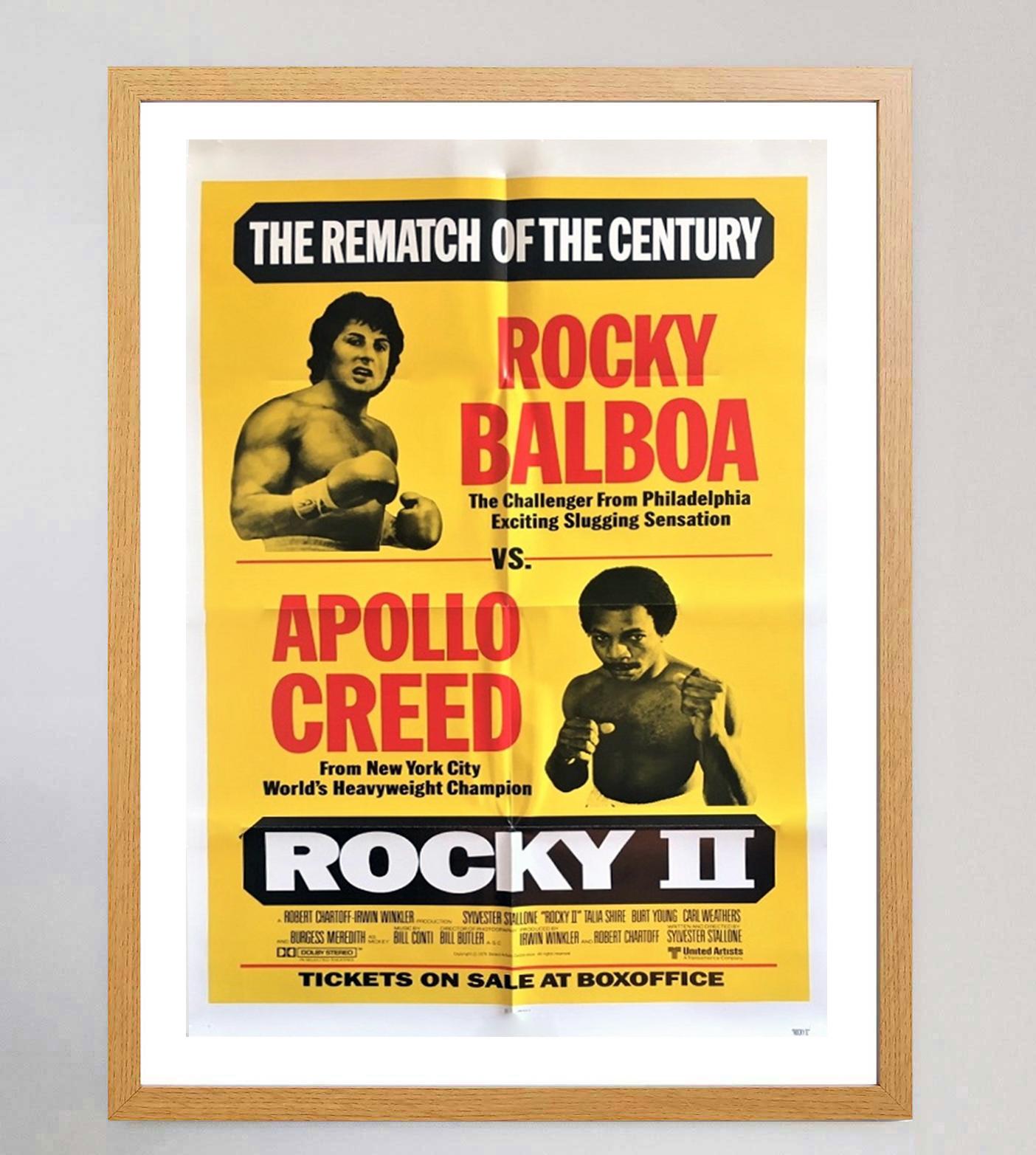 Américain Affiche vintage d'origine Rocky II, 1979 en vente