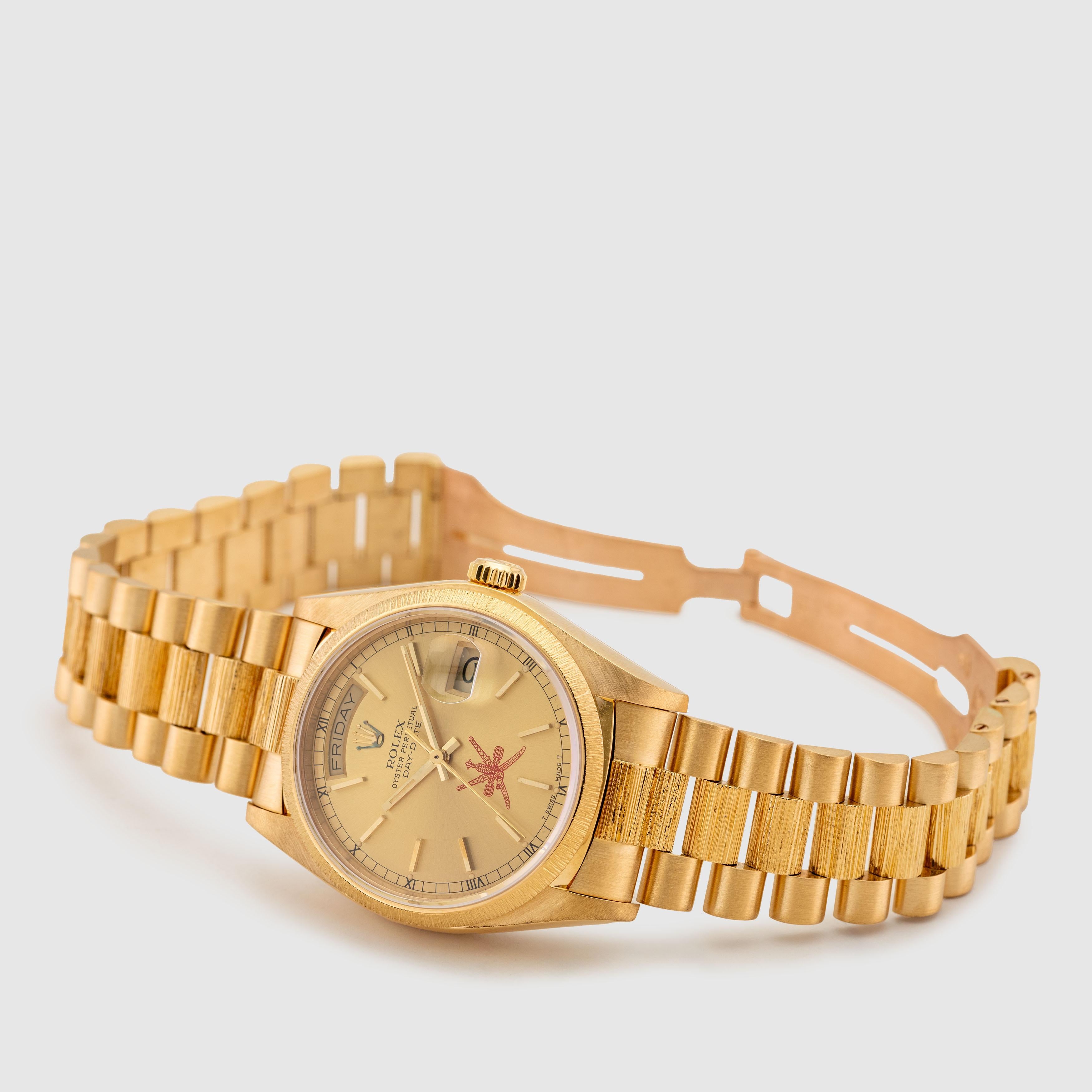 1979 Rolex Day Date Khanjar Ref. 18078 im Angebot 3