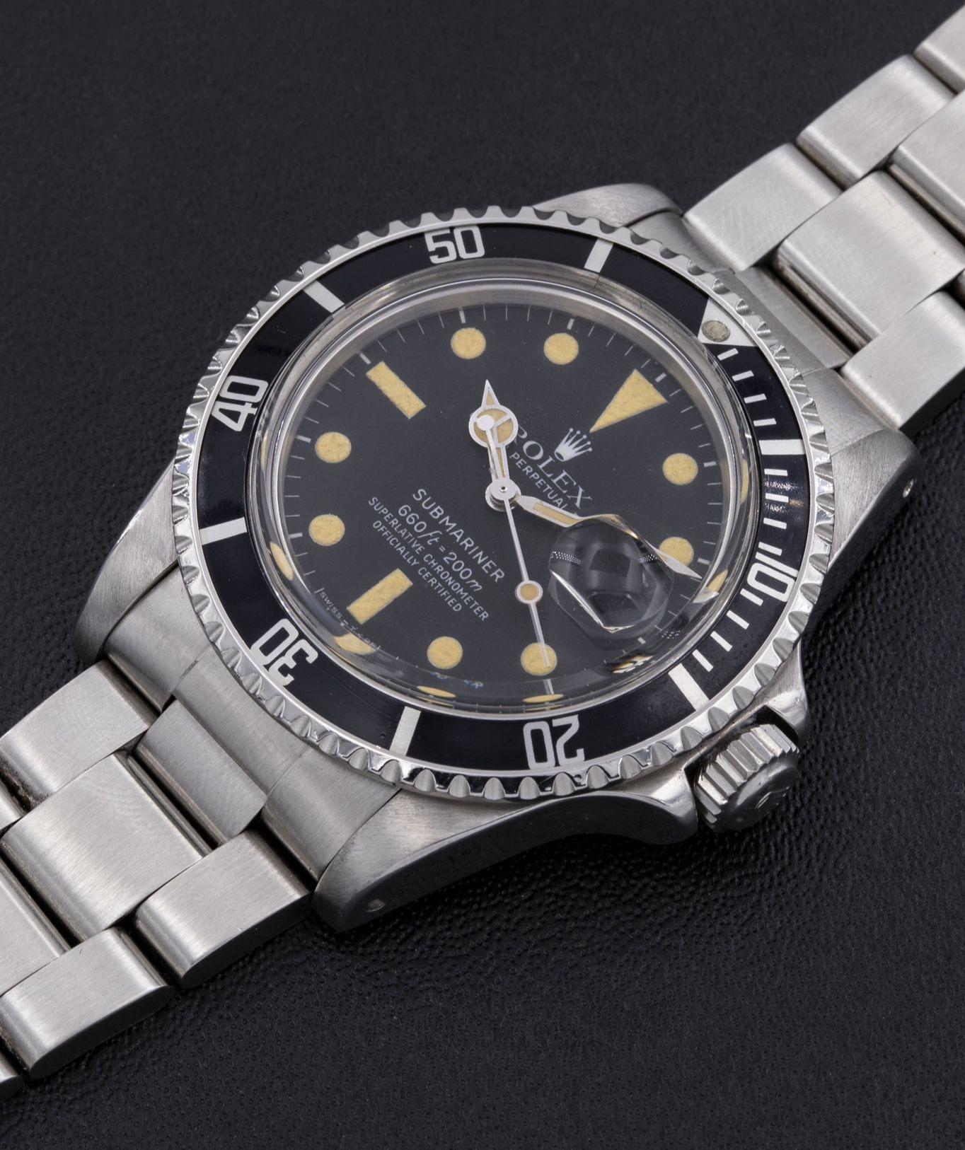 Women's or Men's 1979 Rolex Submariner Date 1680 with amazing Dial For Sale