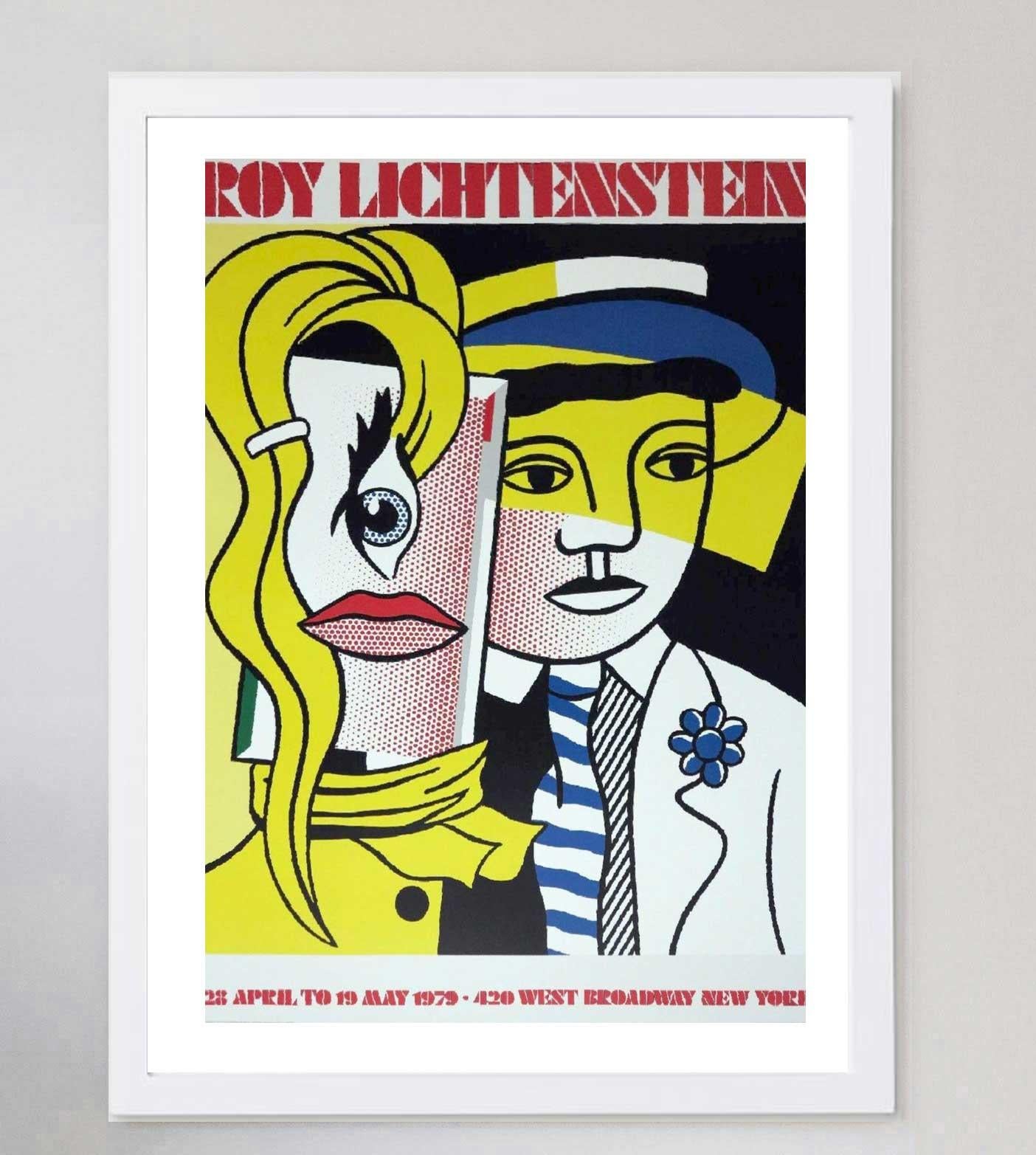 Américain 1979 Roy Lichtenstein - West Broadway 1979 Original Vintage Poster en vente