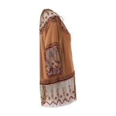 1979 Runway Documented Janice Wainwright Lace Tunic Top