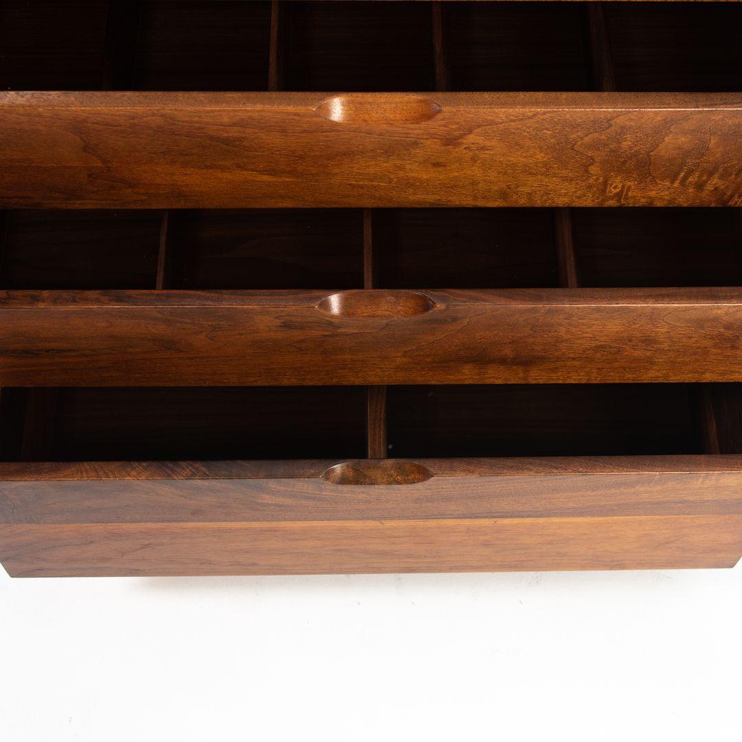 1979 Solid Black Walnut Credenza by American Craftsman Arden Riddle 3