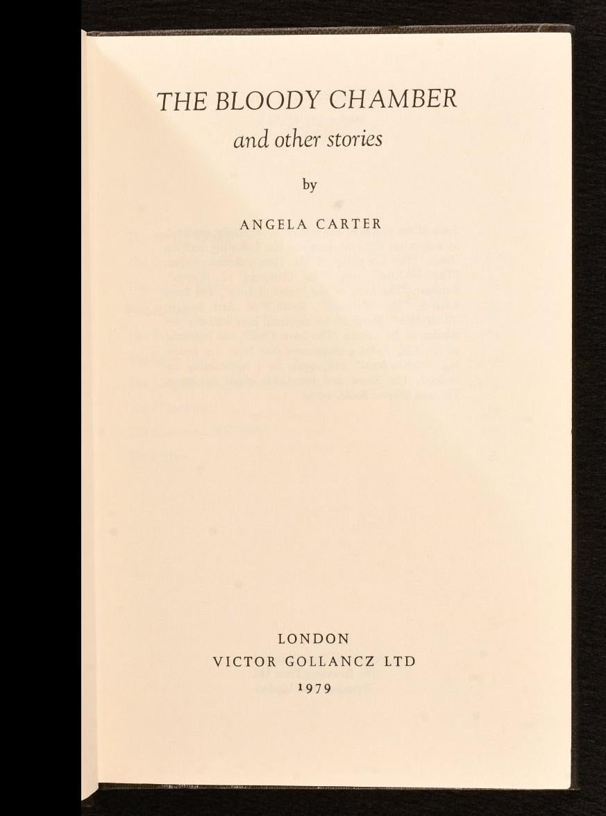 1979 The Bloody Chamber and Other Stories In Good Condition For Sale In Bath, GB