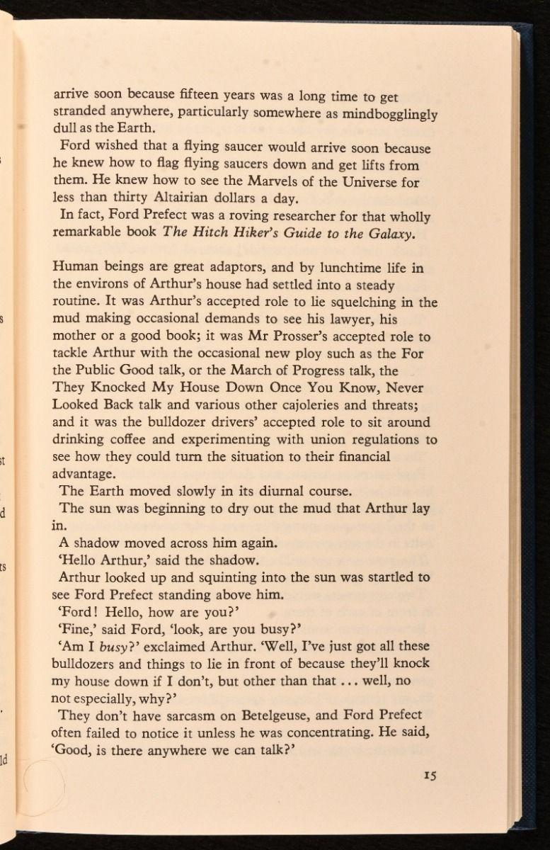 The Hitch Hiker's Guide to the Galaxy de 1979 en vente 1