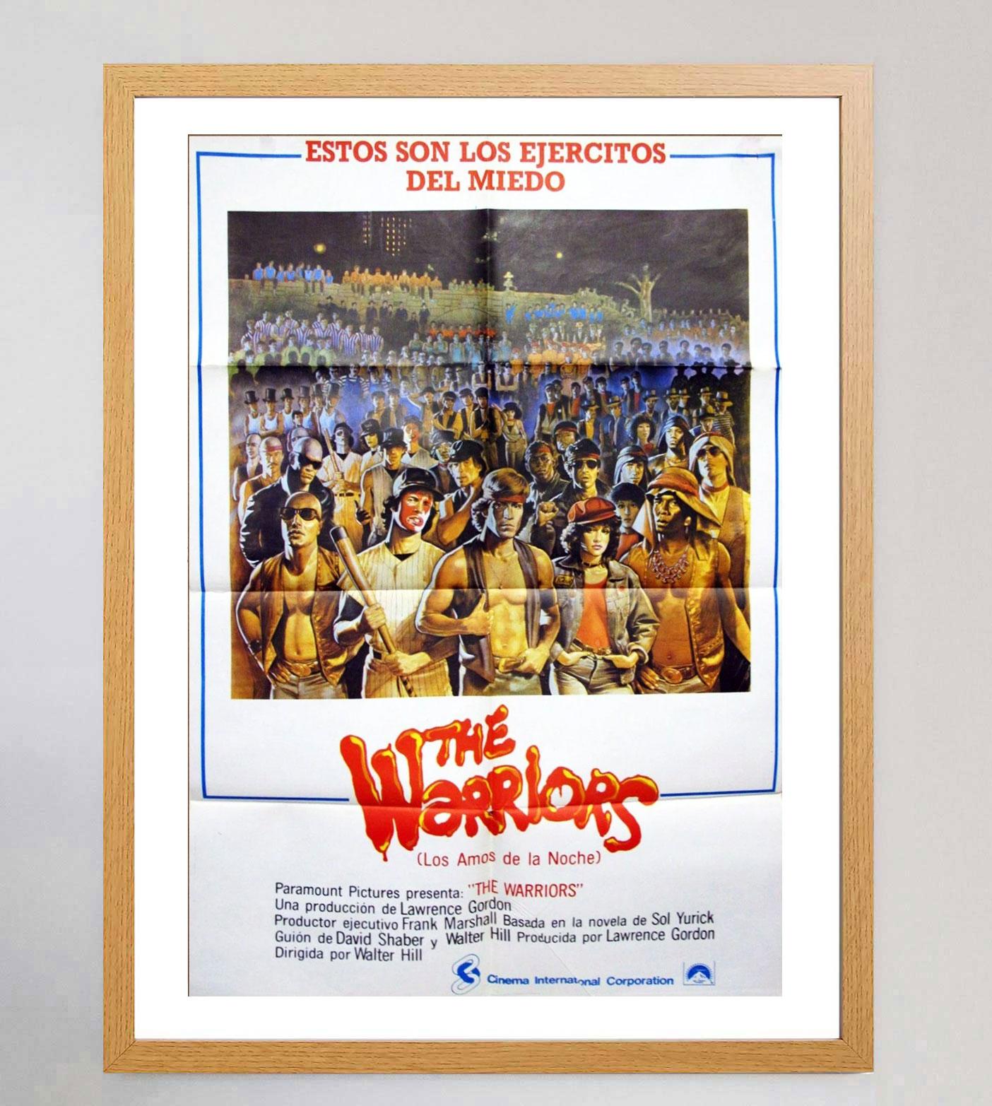 1979 I guerrieri (spagnolo) Poster originale d'epoca In condizioni buone in vendita a Winchester, GB