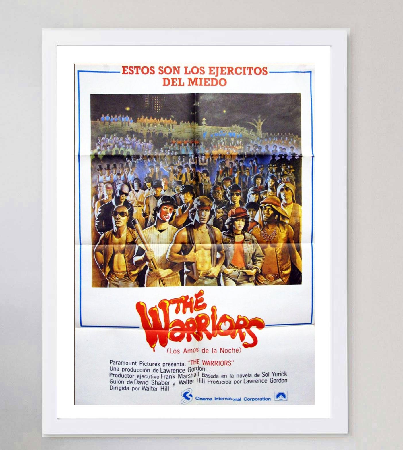 1979 The Warriors (Spanish) Original Vintage Poster In Good Condition For Sale In Winchester, GB