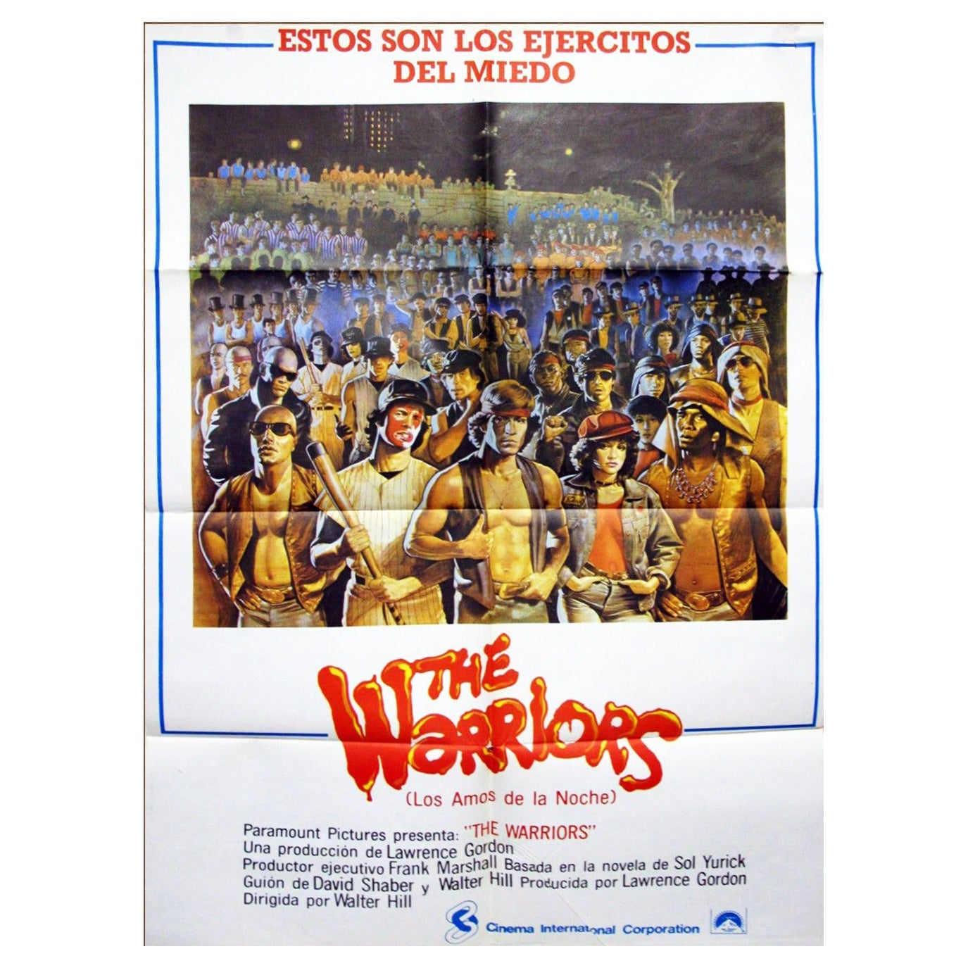 1979 The Warriors (Spanien) Original-Vintage-Poster