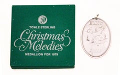 1979 Towle Sterling “Christmas Melodies” Medallion